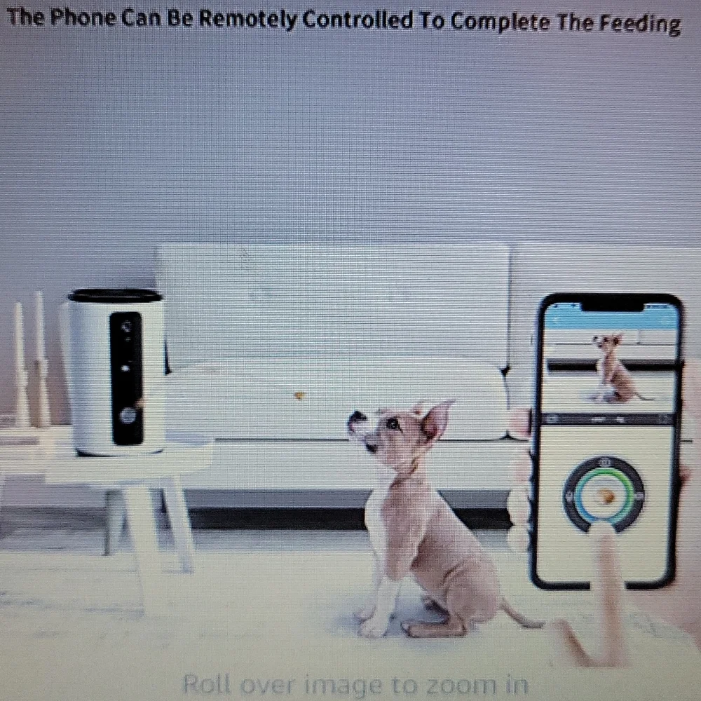 WOPET Intelligent Pet Camera Treat Dispenser Full HD WiFi Night Vision New…